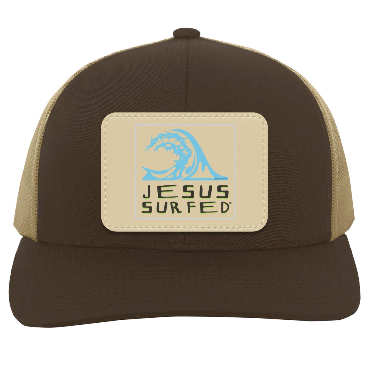 Living Water - Trucker Snap Back - Rectangle Patch - Jesus Surfed Apparel Co.