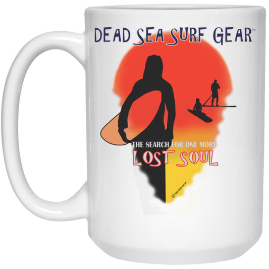 Lost Soul - 15oz White Mug - Jesus Surfed Apparel Co.