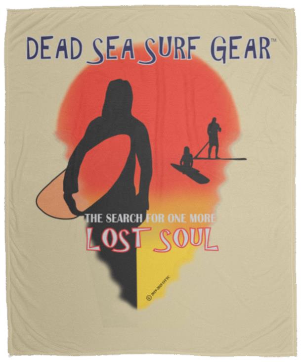 Lost Soul - Cozy Plush Fleece Blanket - 50x60 - Jesus Surfed Apparel Co.