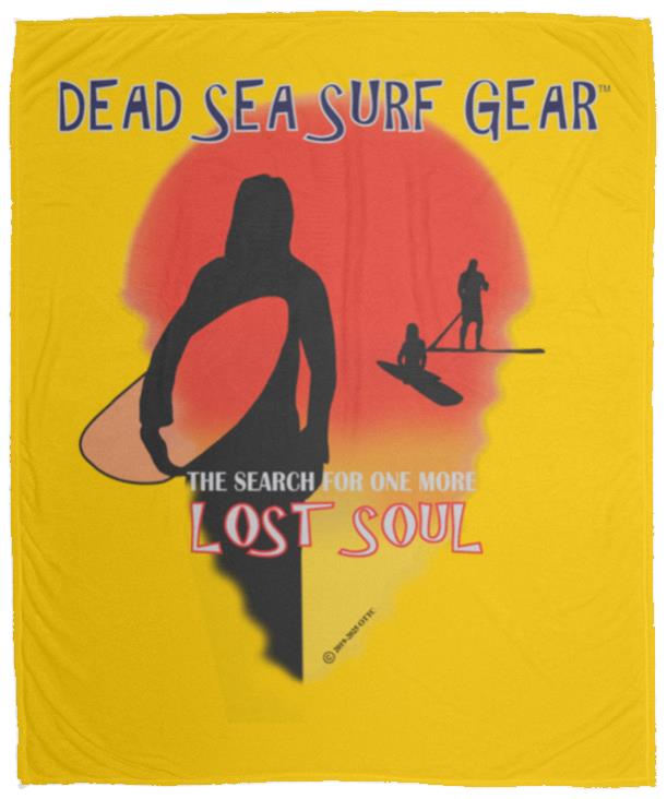 Lost Soul - Cozy Plush Fleece Blanket - 50x60 - Jesus Surfed Apparel Co.