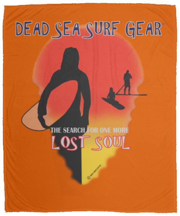 Lost Soul - Cozy Plush Fleece Blanket - 50x60 - Jesus Surfed Apparel Co.