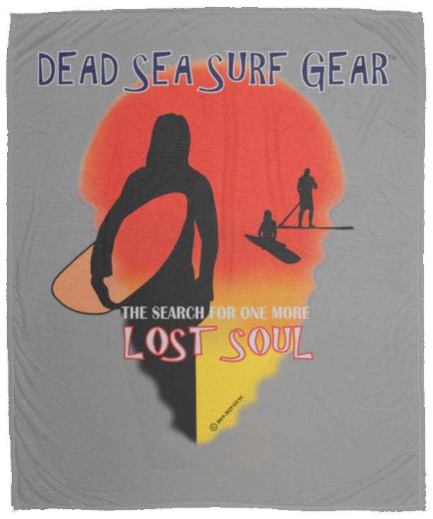 Lost Soul - Cozy Plush Fleece Blanket - 50x60 - Jesus Surfed Apparel Co.