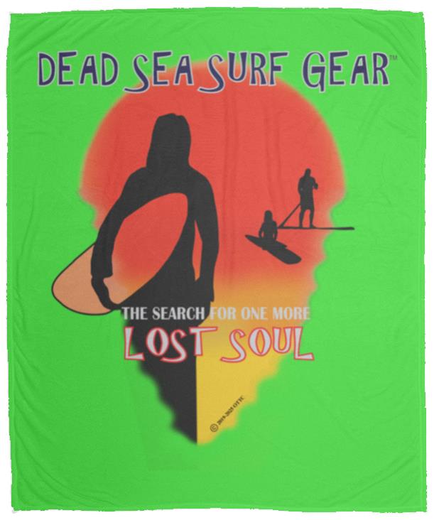 Lost Soul - Cozy Plush Fleece Blanket - 50x60 - Jesus Surfed Apparel Co.