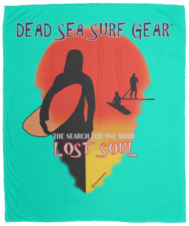 Lost Soul - Cozy Plush Fleece Blanket - 50x60 - Jesus Surfed Apparel Co.