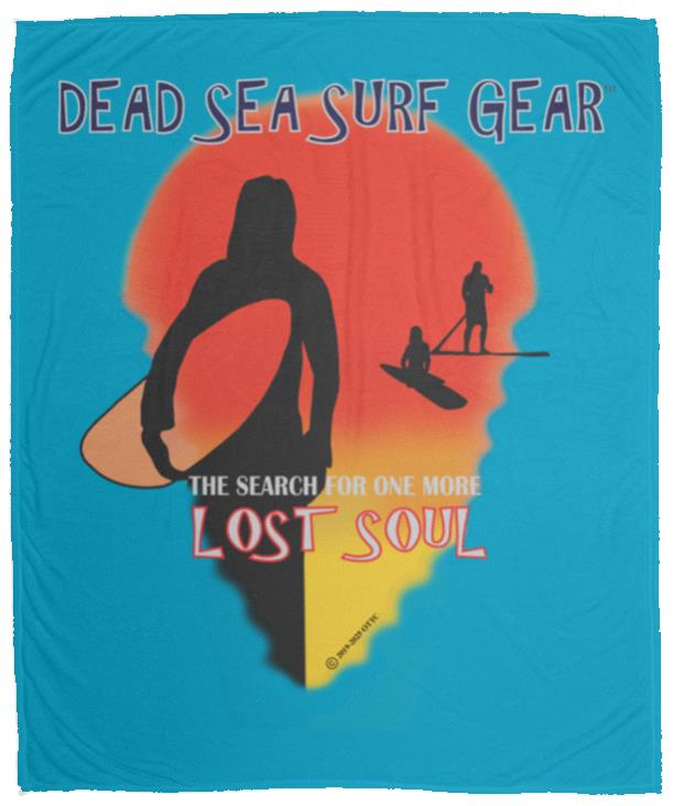 Lost Soul - Cozy Plush Fleece Blanket - 50x60 - Jesus Surfed Apparel Co.