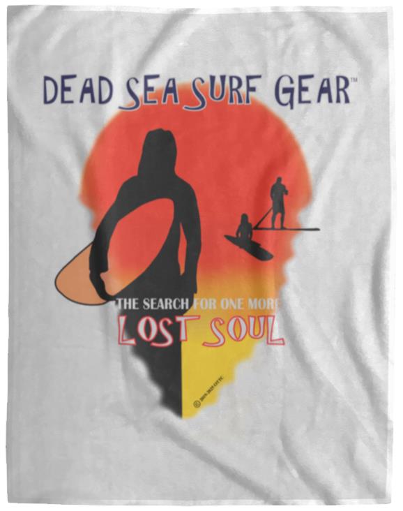 Lost Soul - Cozy Plush Fleece Blanket - 60x80 - Jesus Surfed Apparel Co.