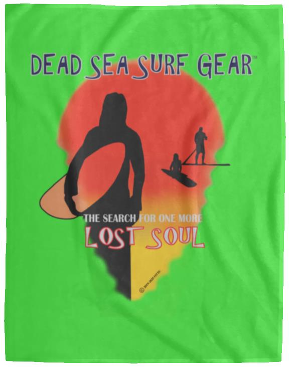 Lost Soul - Cozy Plush Fleece Blanket - 60x80 - Jesus Surfed Apparel Co.