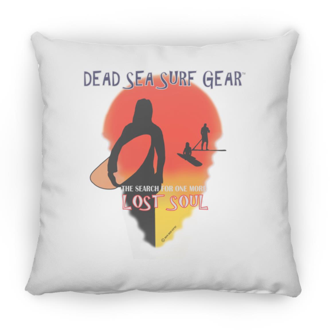 Lost Soul - Large Square Pillow - Jesus Surfed Apparel Co.