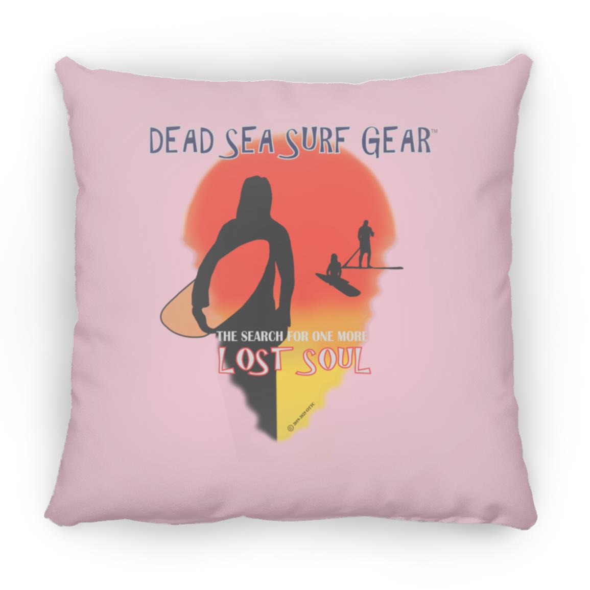 Lost Soul - Large Square Pillow - Jesus Surfed Apparel Co.