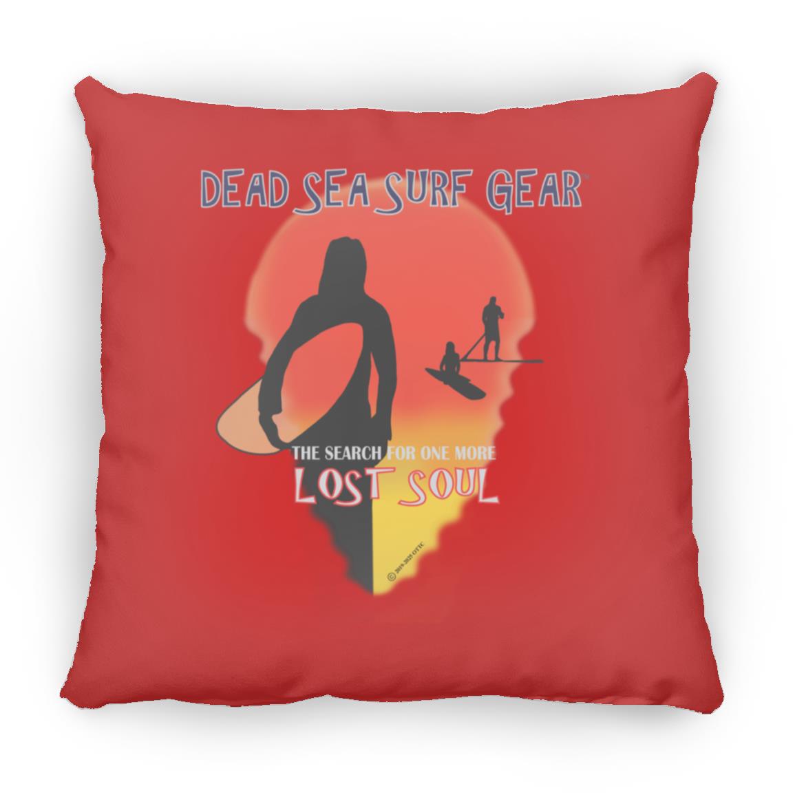 Lost Soul - Large Square Pillow - Jesus Surfed Apparel Co.