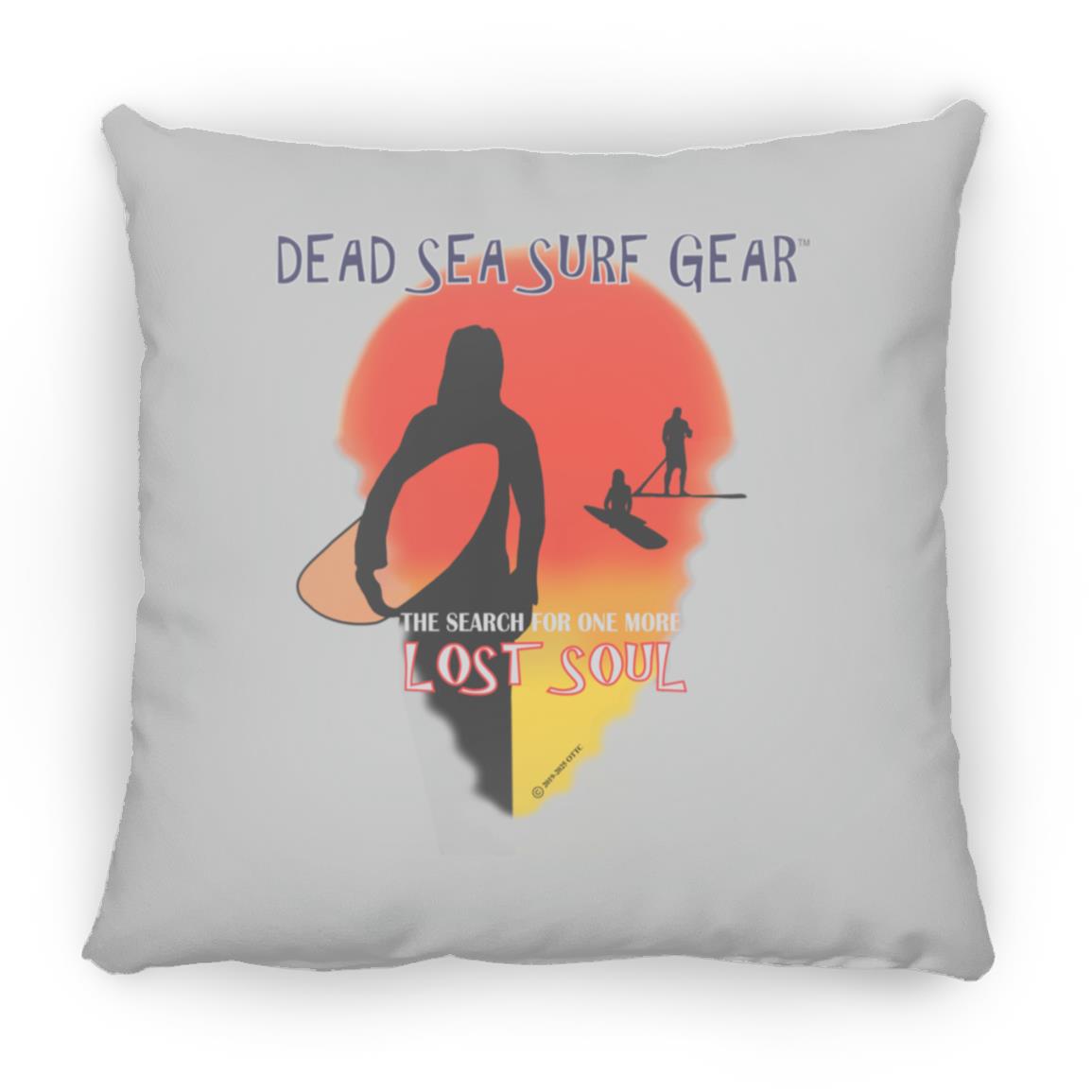 Lost Soul - Large Square Pillow - Jesus Surfed Apparel Co.