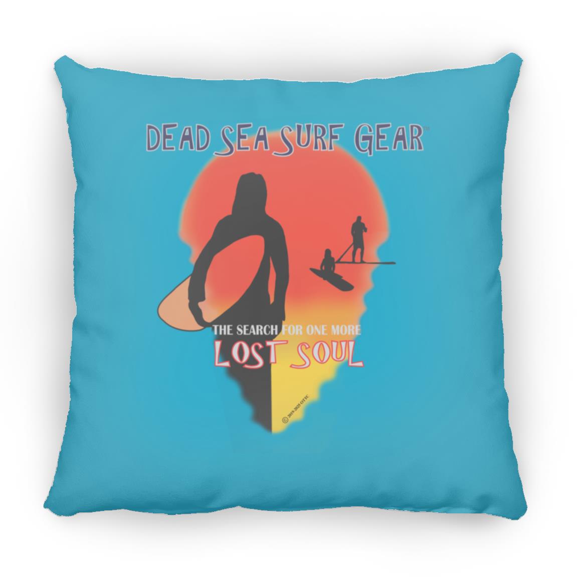 Lost Soul - Large Square Pillow - Jesus Surfed Apparel Co.