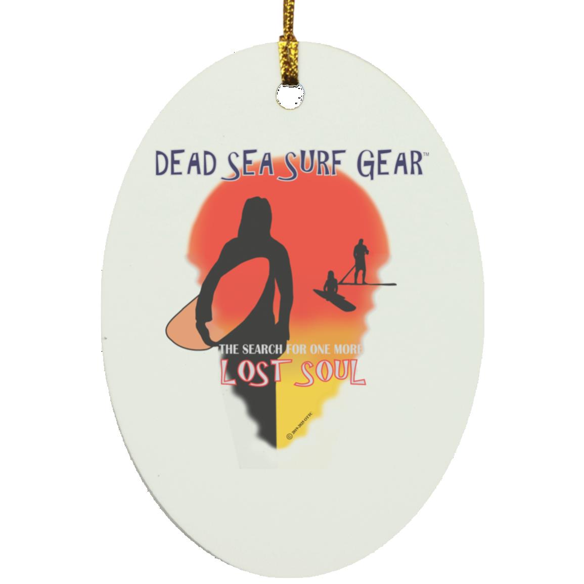 Lost Soul - Oval Ornament - Jesus Surfed Apparel Co.