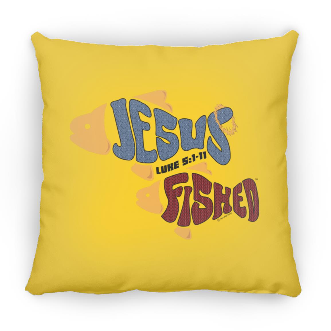 OneFish TwoFish - Large Square Pillow - Jesus Surfed Apparel Co.