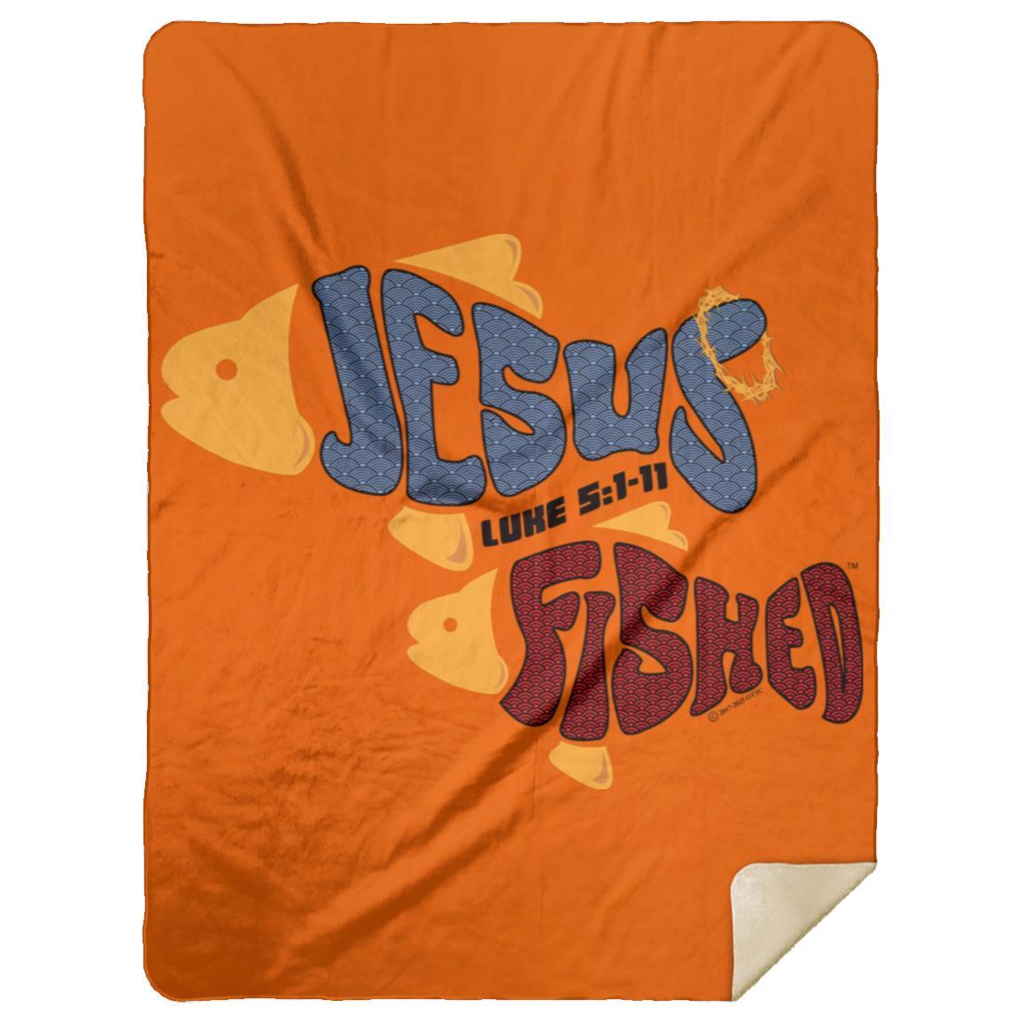 OneFish TwoFish - Premium Mink Sherpa Blanket 60x80 - Jesus Surfed Apparel Co.