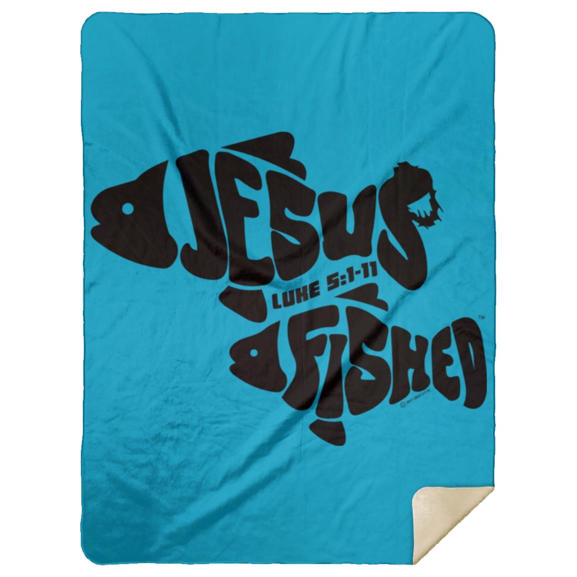 OneFish TwoFish - Premium Mink Sherpa Blanket 60x80 - Jesus Surfed Apparel Co.