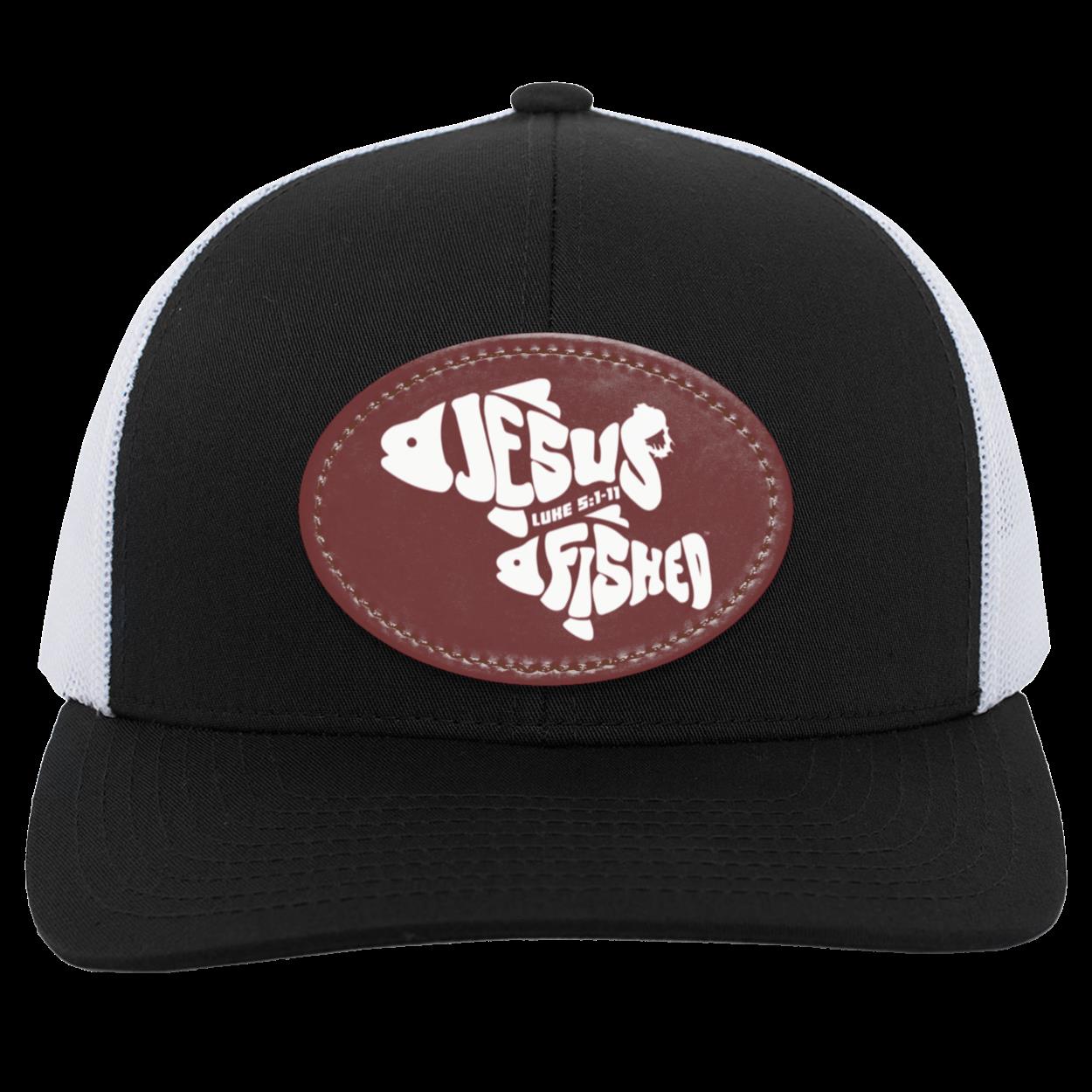 OneFish TwoFish - Trucker Snap Back - Oval Patch - Jesus Surfed Apparel Co.
