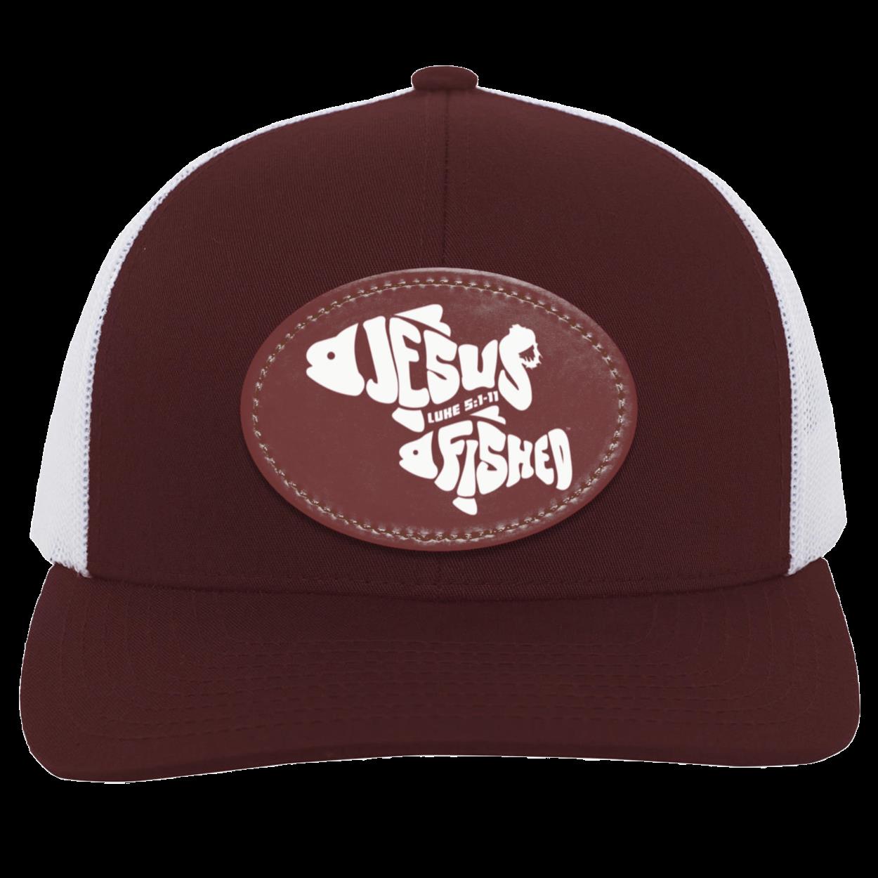 OneFish TwoFish - Trucker Snap Back - Oval Patch - Jesus Surfed Apparel Co.