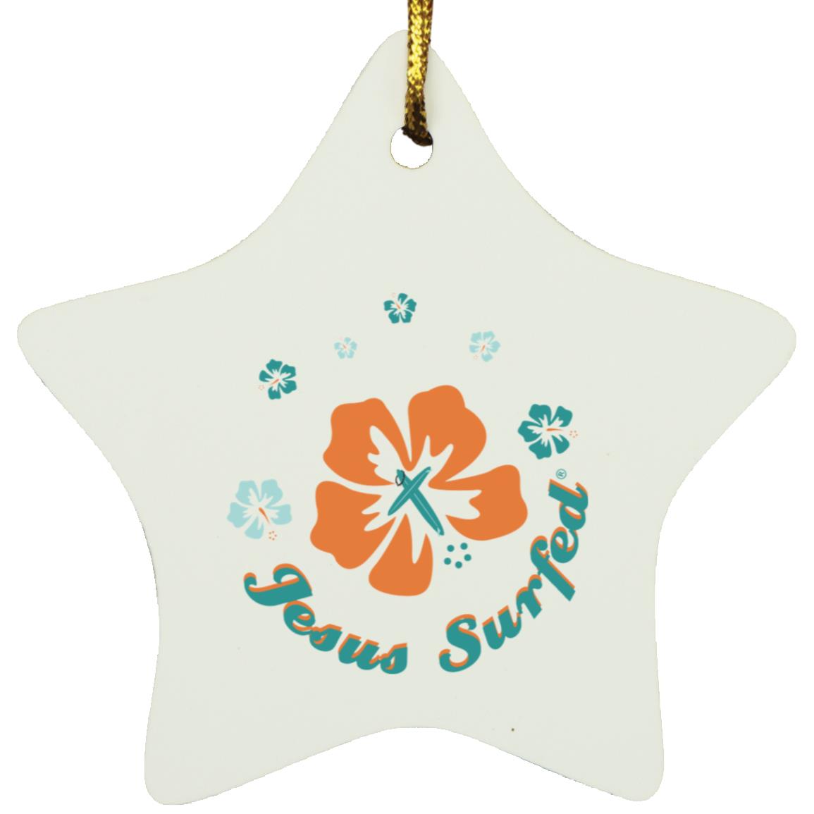Ring of Flowers - Star Ornament - Jesus Surfed Apparel Co.