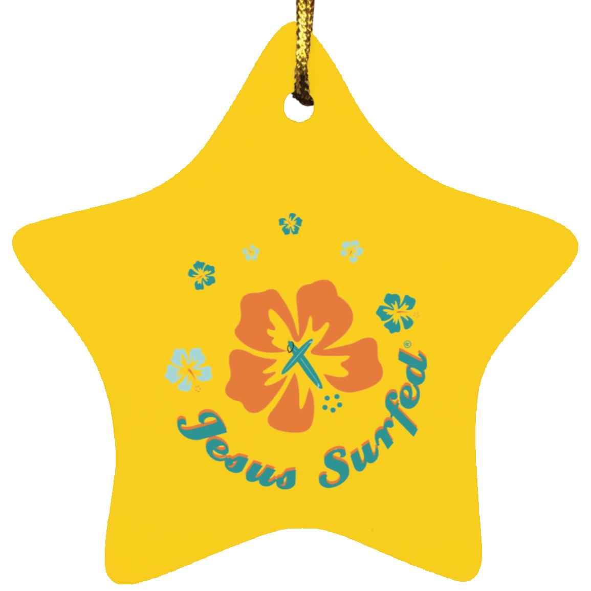 Ring of Flowers - Star Ornament - Jesus Surfed Apparel Co.