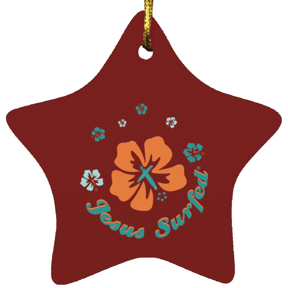 Ring of Flowers - Star Ornament - Jesus Surfed Apparel Co.
