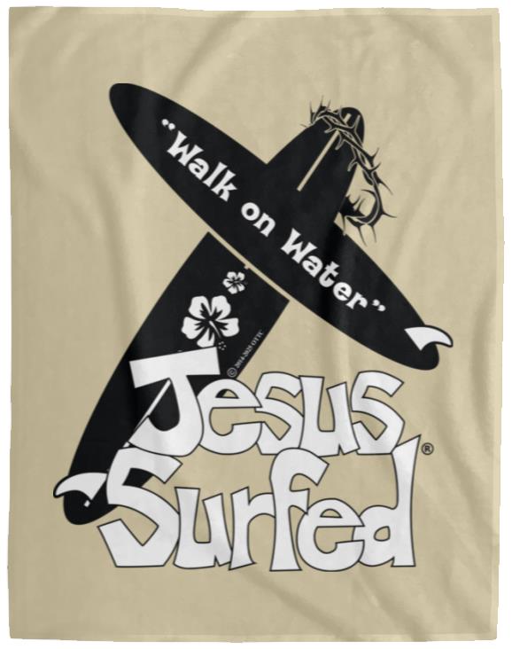 WoW Boards - Cozy Plush Fleece Blanket - 60x80 - Jesus Surfed Apparel Co.
