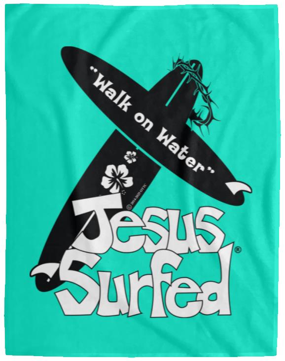 WoW Boards - Cozy Plush Fleece Blanket - 60x80 - Jesus Surfed Apparel Co.
