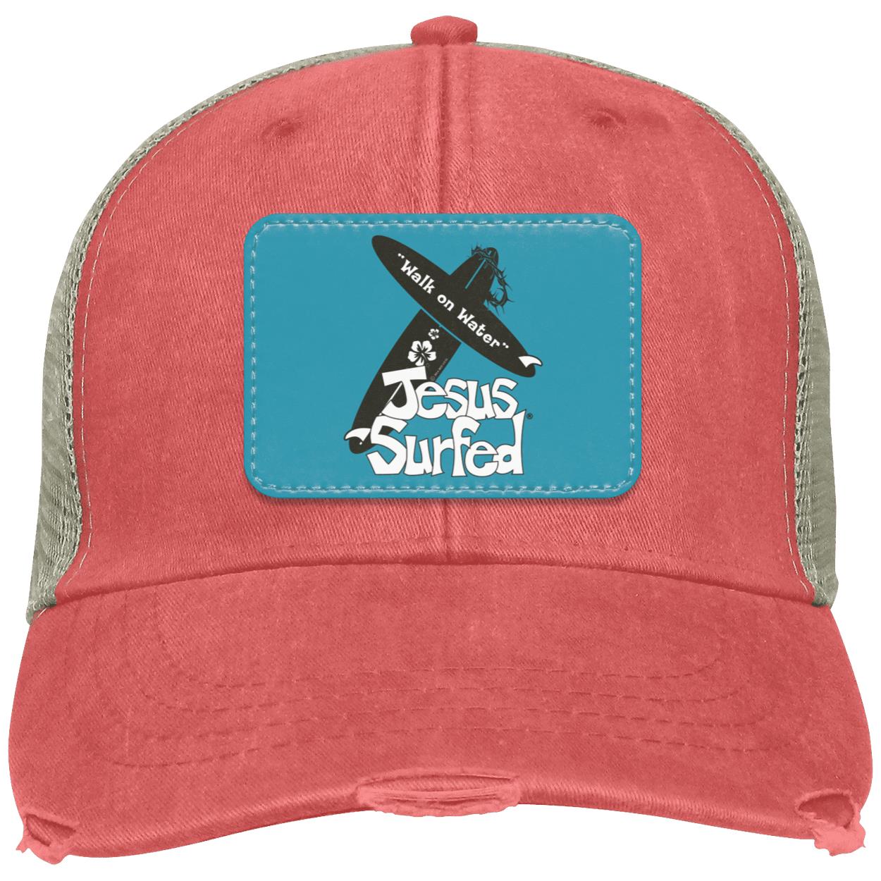 WoW Boards - Distressed Ollie Cap - Rectangle Patch - Jesus Surfed Apparel Co.