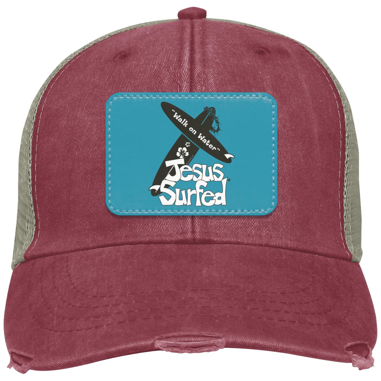 WoW Boards - Distressed Ollie Cap - Rectangle Patch - Jesus Surfed Apparel Co.