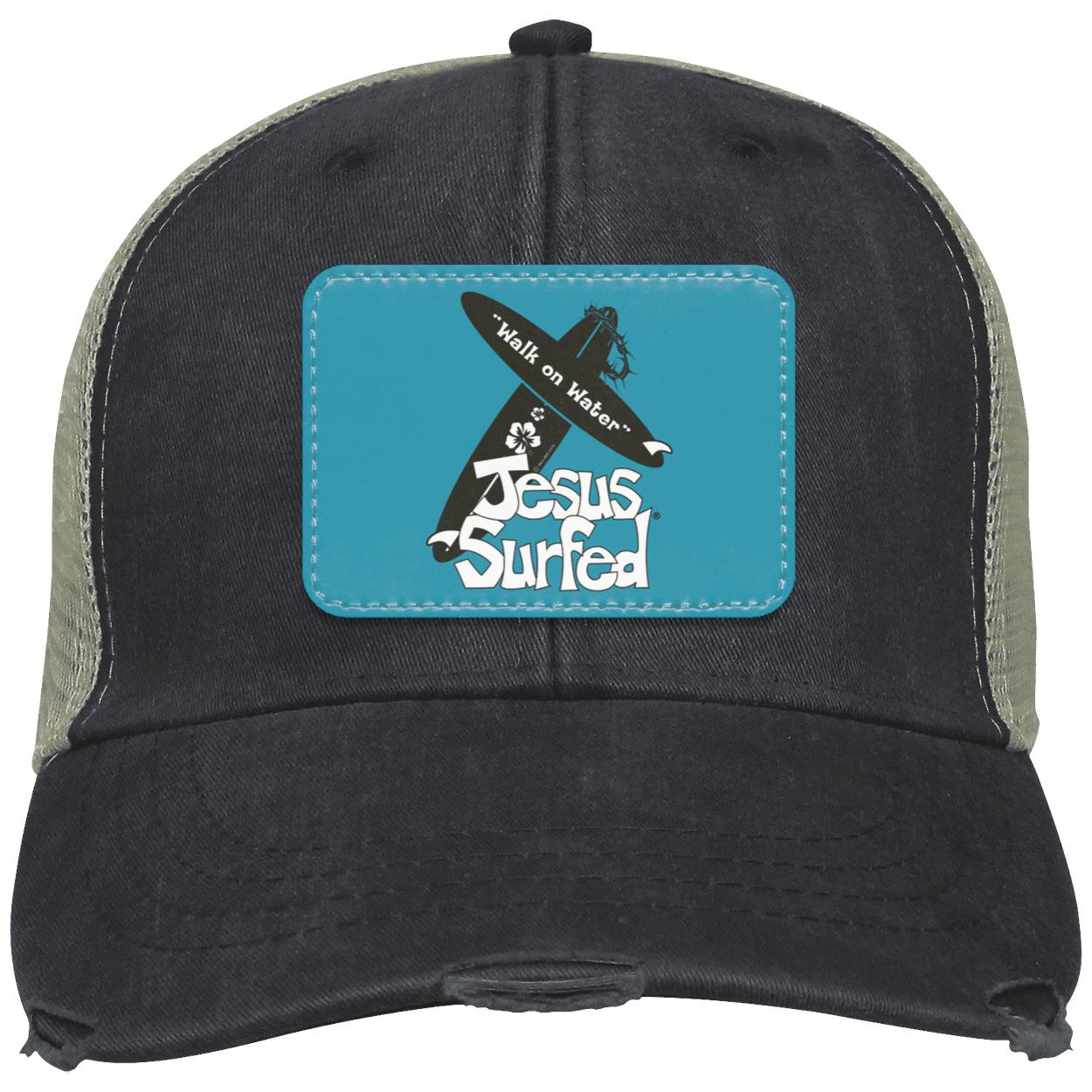 WoW Boards - Distressed Ollie Cap - Rectangle Patch - Jesus Surfed Apparel Co.