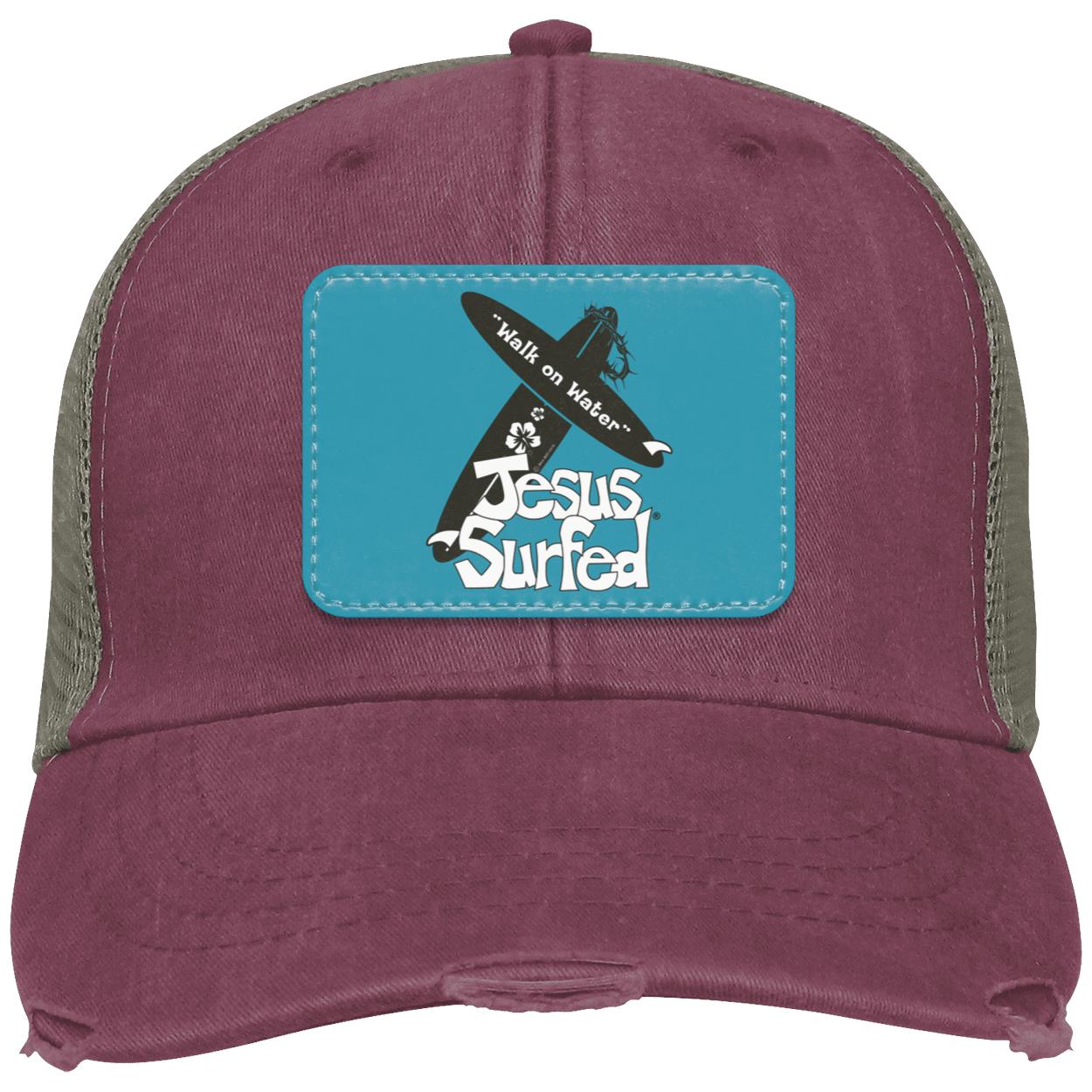 WoW Boards - Distressed Ollie Cap - Rectangle Patch - Jesus Surfed Apparel Co.