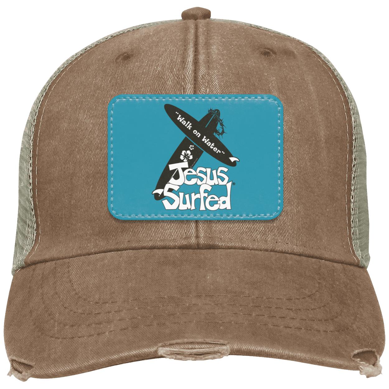 WoW Boards - Distressed Ollie Cap - Rectangle Patch - Jesus Surfed Apparel Co.