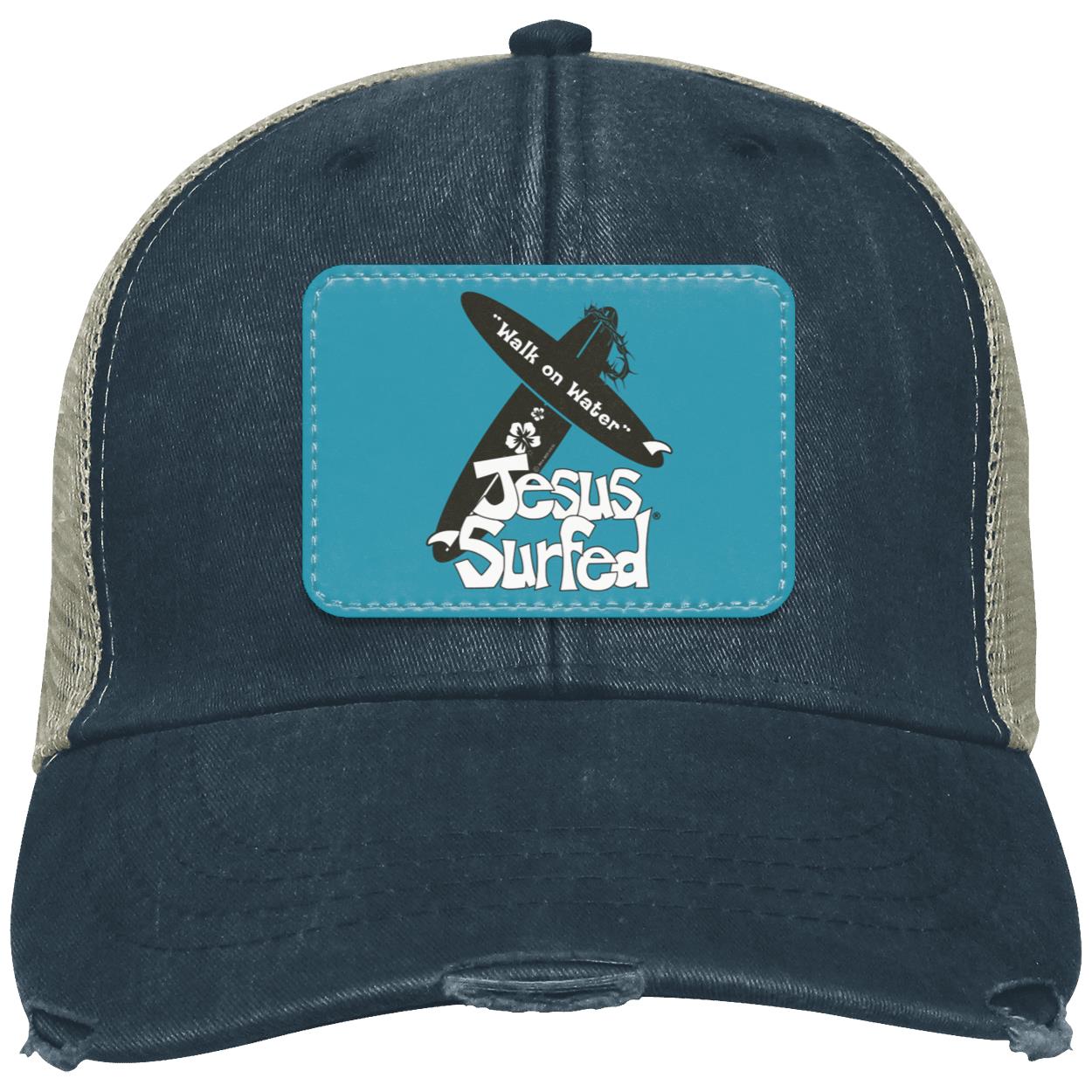 WoW Boards - Distressed Ollie Cap - Rectangle Patch - Jesus Surfed Apparel Co.