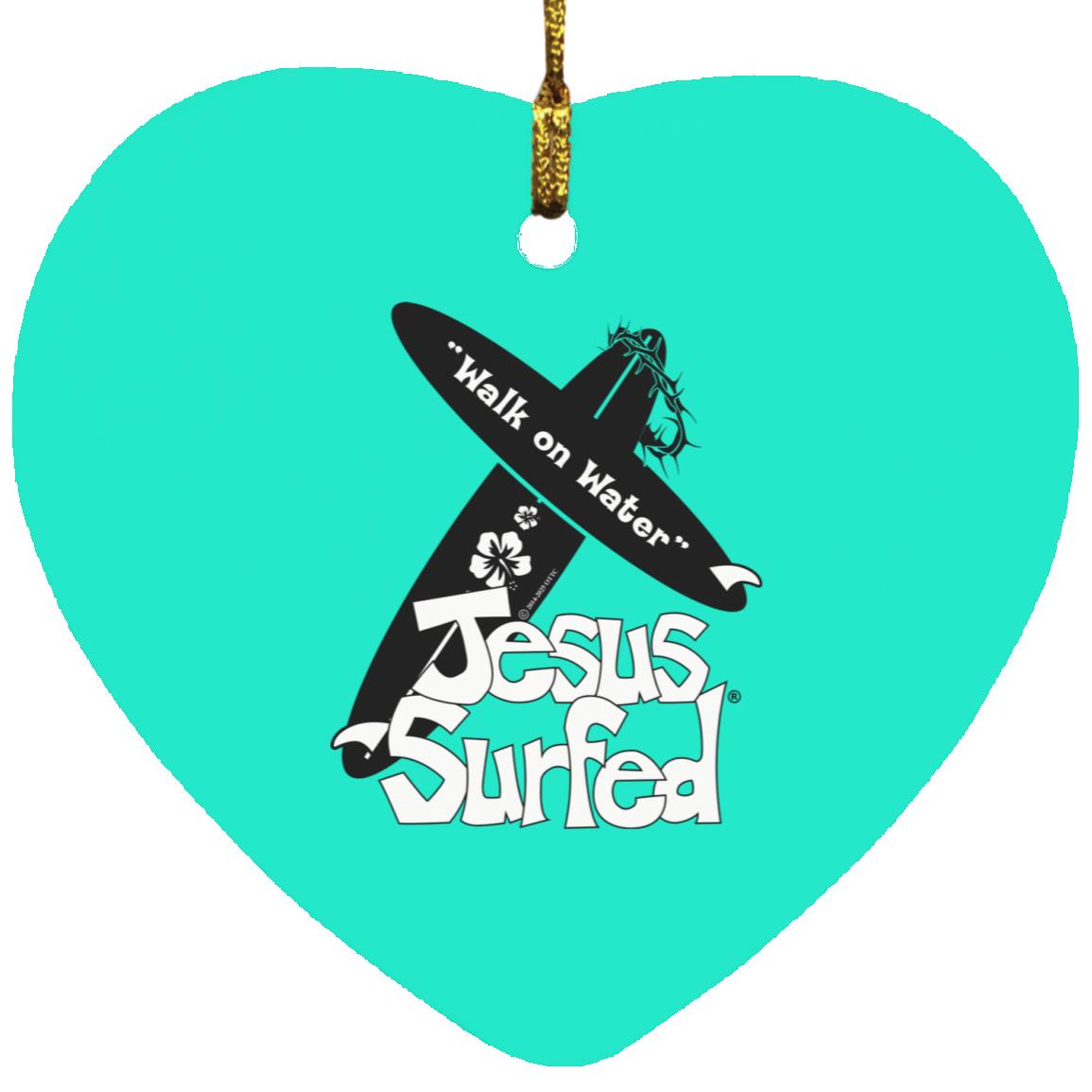 WoW Boards - Heart Ornament - Jesus Surfed Apparel Co.