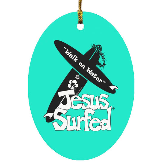WoW Boards - Oval Ornament - Jesus Surfed Apparel Co.