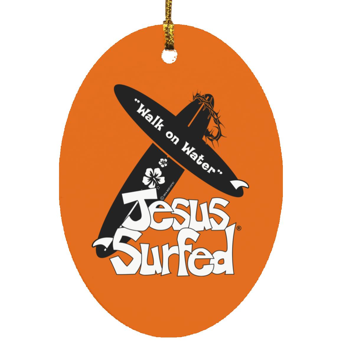 WoW Boards - Oval Ornament - Jesus Surfed Apparel Co.