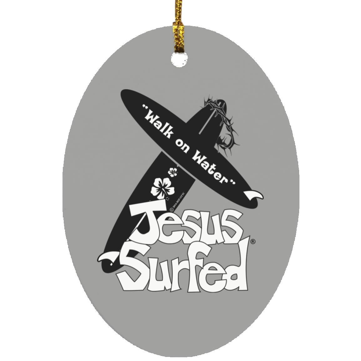 WoW Boards - Oval Ornament - Jesus Surfed Apparel Co.