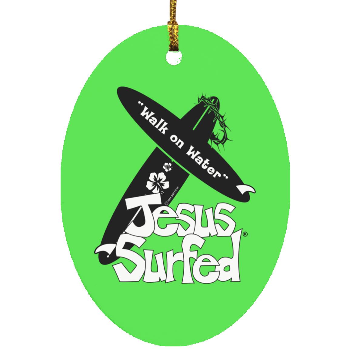 WoW Boards - Oval Ornament - Jesus Surfed Apparel Co.