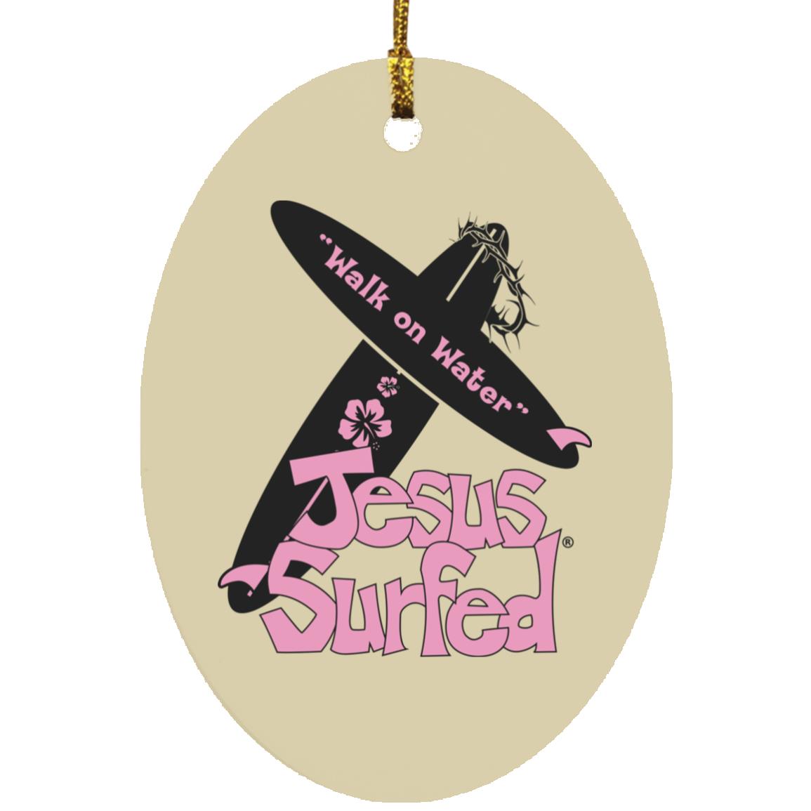 WoW Boards - Oval Ornament - Jesus Surfed Apparel Co.