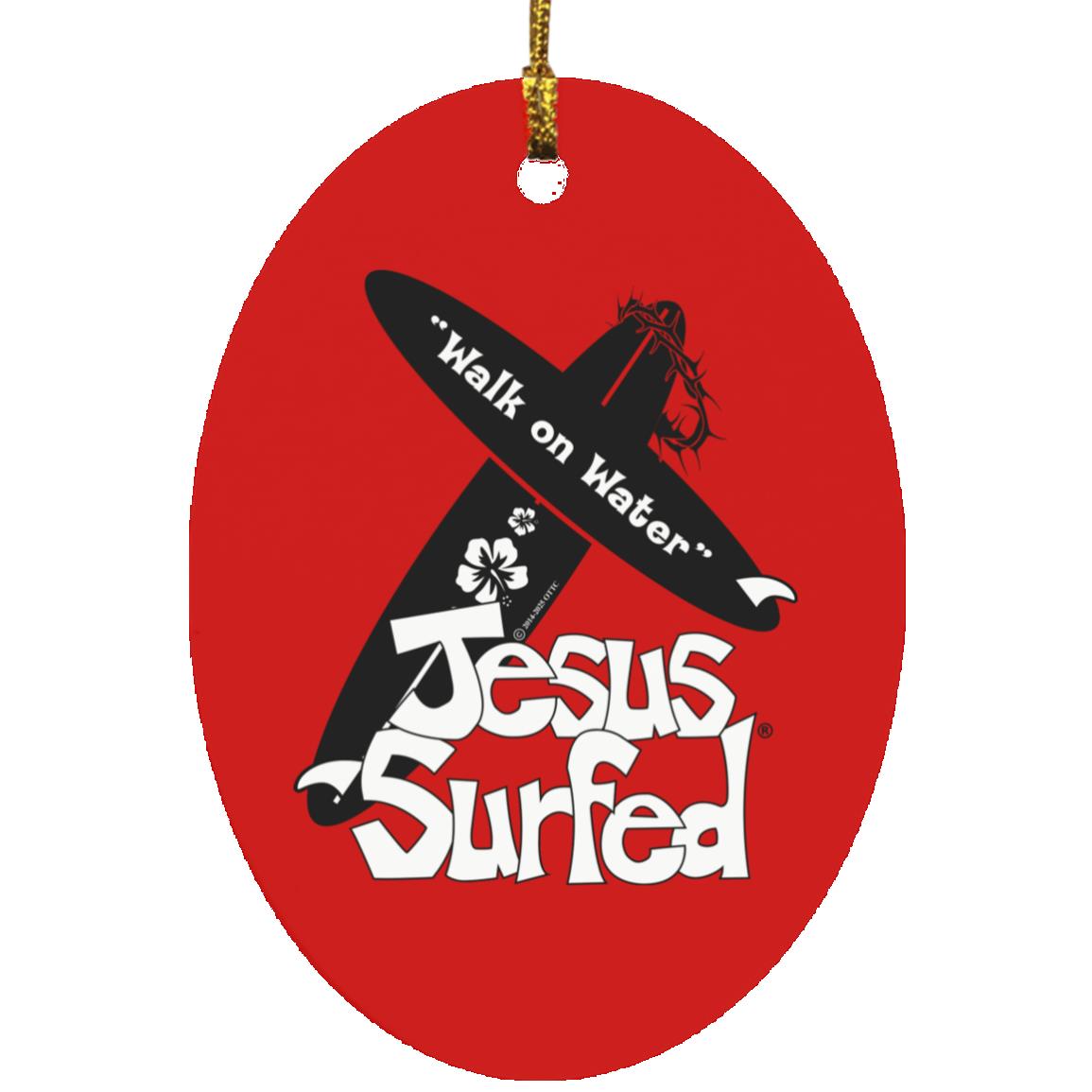WoW Boards - Oval Ornament - Jesus Surfed Apparel Co.