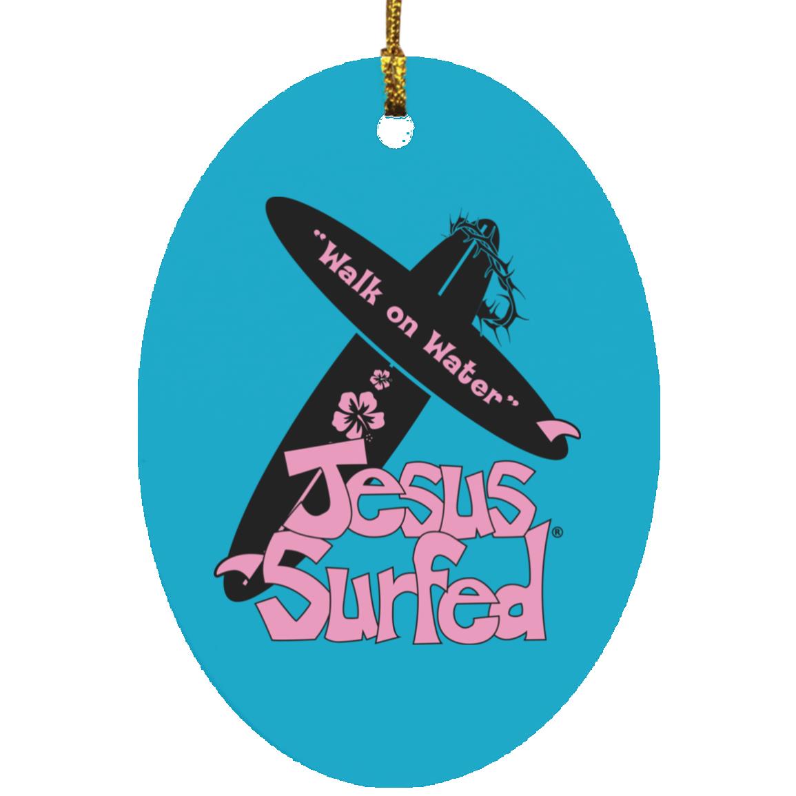 WoW Boards - Oval Ornament - Jesus Surfed Apparel Co.