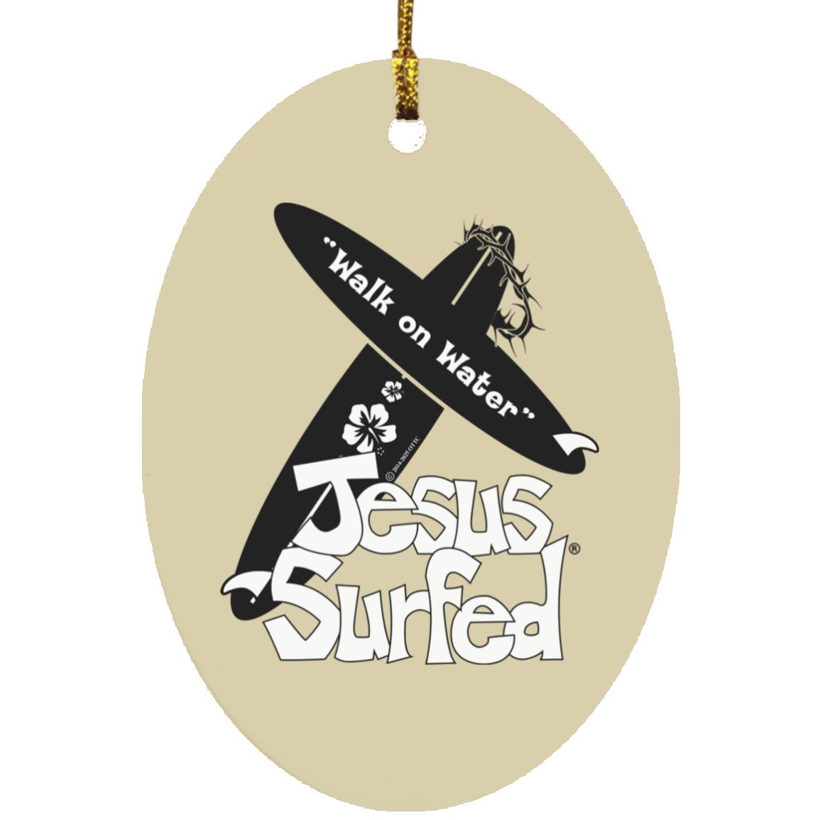 WoW Boards - Oval Ornament - Jesus Surfed Apparel Co.