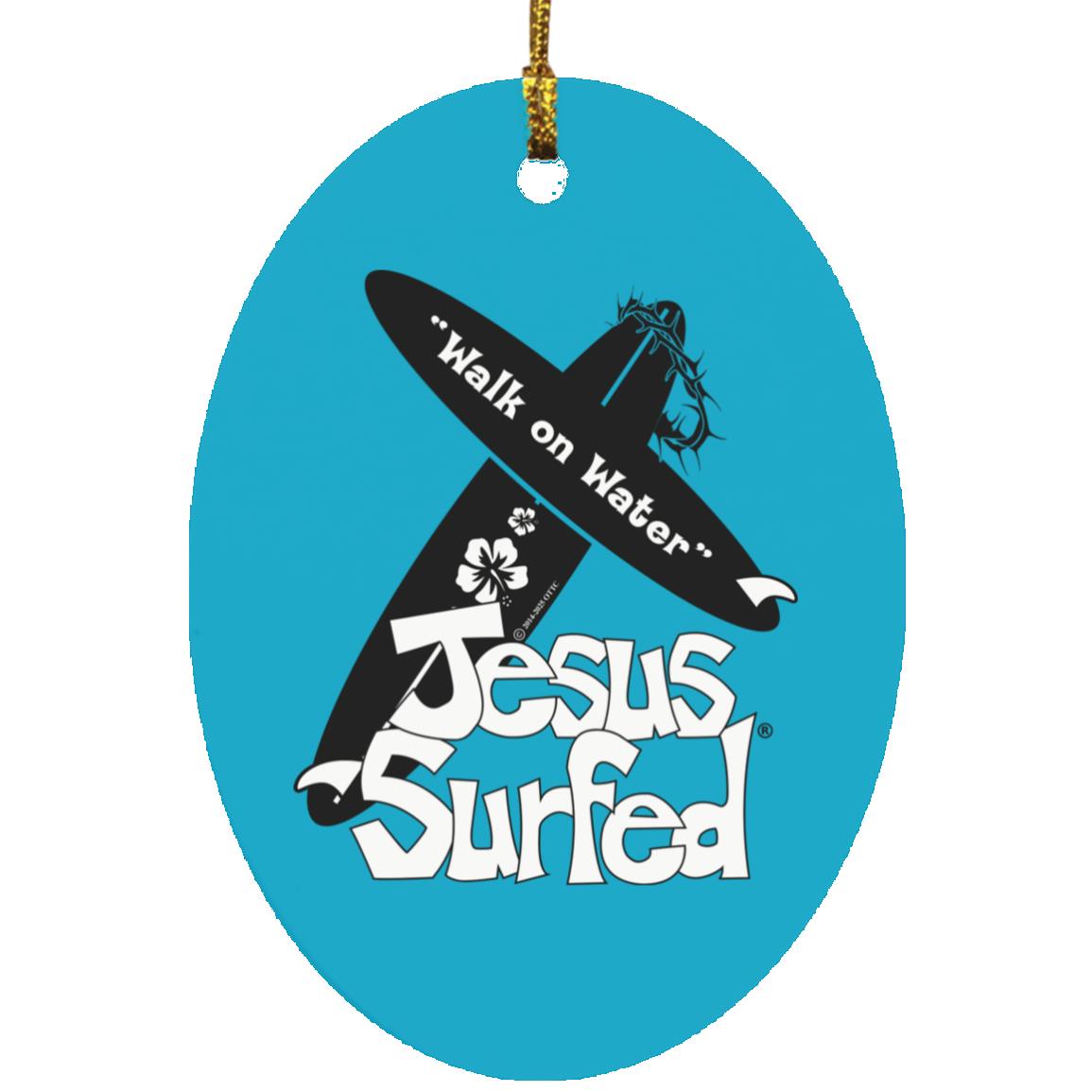 WoW Boards - Oval Ornament - Jesus Surfed Apparel Co.
