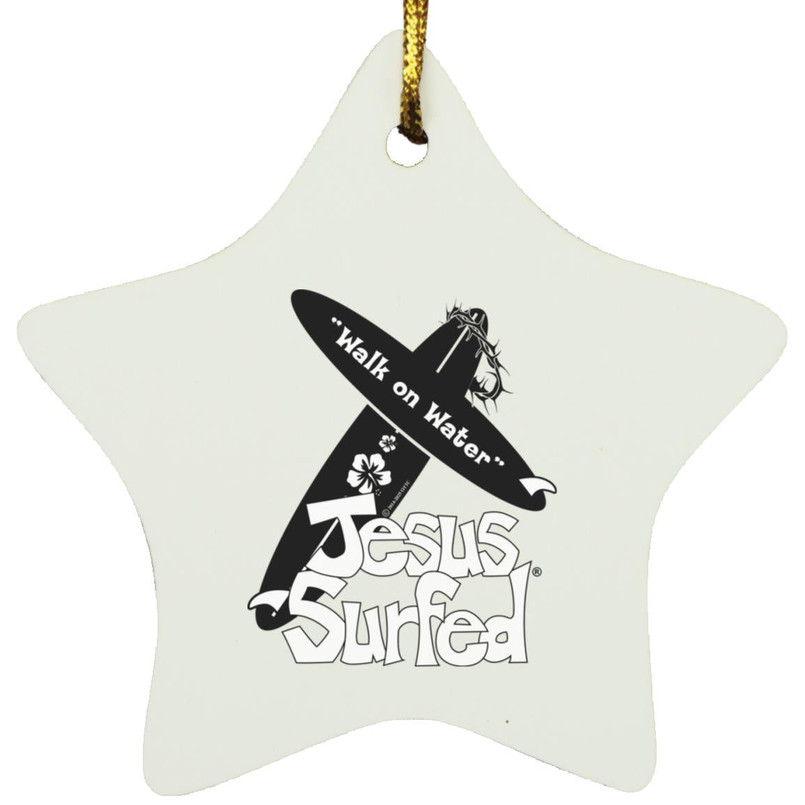 WoW Boards - Star Ornament - Jesus Surfed Apparel Co.