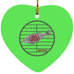 153 Fish - Heart Ornament - Jesus Surfed Apparel Co. 