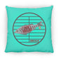 153 Fish - Large Square Pillow - Jesus Surfed Apparel Co. 