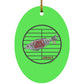 153 Fish - Oval Ornament - Jesus Surfed Apparel Co. 