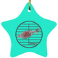 153 Fish - Star Ornament - Jesus Surfed Apparel Co. 