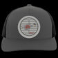 153 Fish - Trucker Snap Back - Circle Patch - Jesus Surfed Apparel Co. 