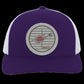 153 Fish - Trucker Snap Back - Circle Patch - Jesus Surfed Apparel Co. 